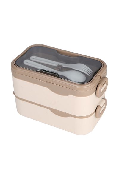 Noki Stainless Steel Lunch Box 1350ml Double Deck