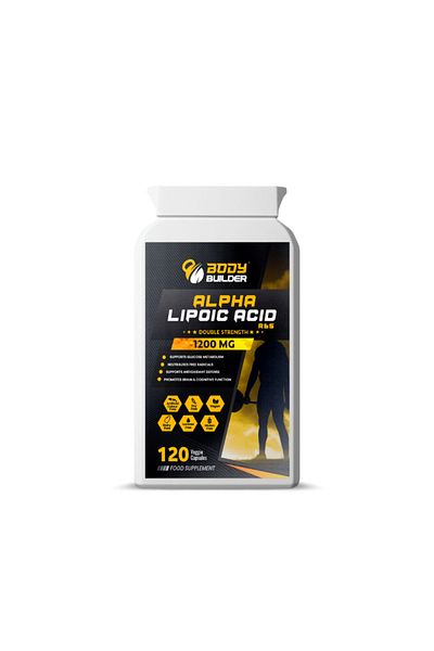 Body Builder R&S Alpha Lipoic Acid, 120 Veggie Capsules, Supports Glucose Metabolism
