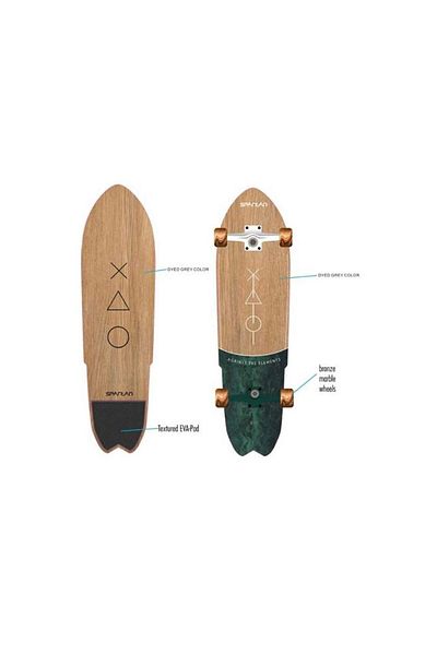 SPARTAN Skateboard Cruiser Board 70 cm
