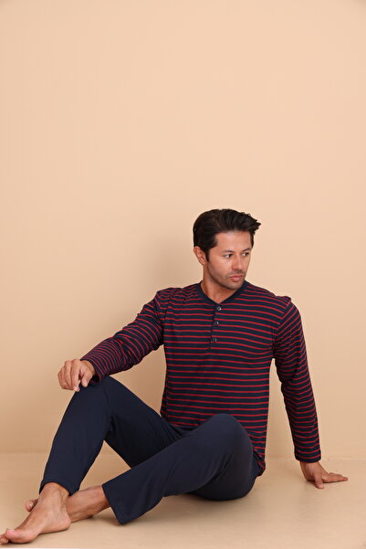 Redline Heat Regular Kırmızı Erkek Uzun Kol Pijama Takımı