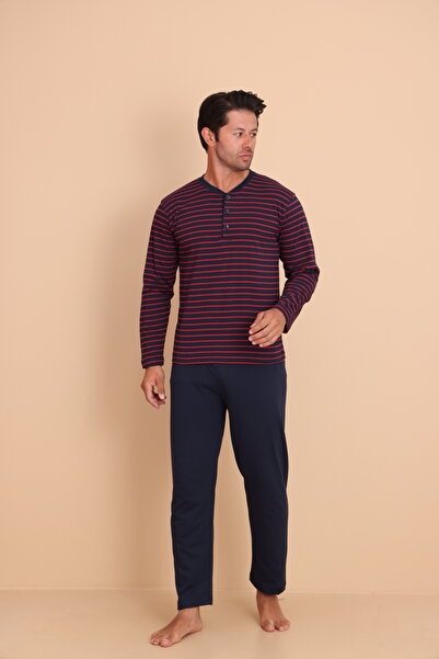 Redline Heat Regular Kırmızı Erkek Uzun Kol Pijama Takımı