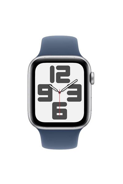 Apple Smartwatch Watch SE (2024), GPS, Cellular, Carcasa Silver Aluminium 44 mm, ecran LTPO OLED, 32