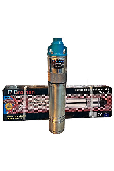 broman Pompă submersibilă QGD, 1100 W, înălțime 110 m, 3 mc/h, 1"