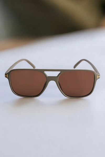 MACERATİ Spaces New Season Popular Khaki Unisex Sunglasses