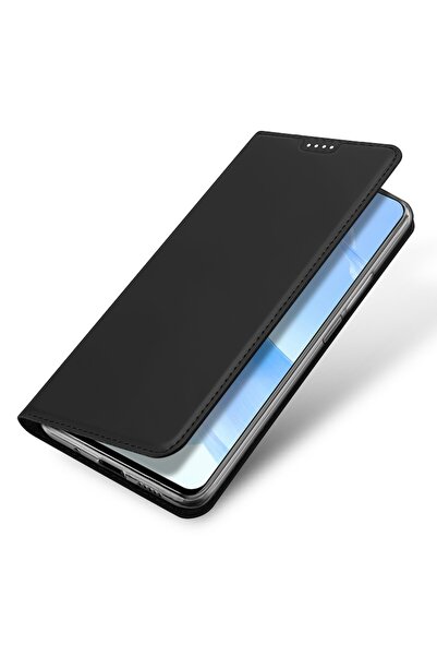 OEM Husa pentru Honor 90 Lite, Skin Pro, M440, Piele ecologica, Black