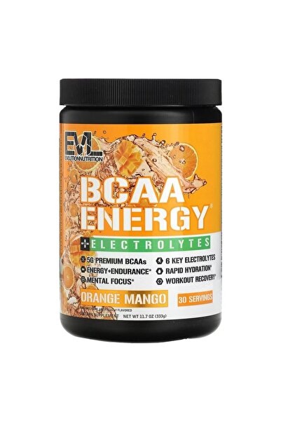 evlution nutrition , BCAA Energy Plus Elektrolitler, Portakal Mango, 11,7 oz ...