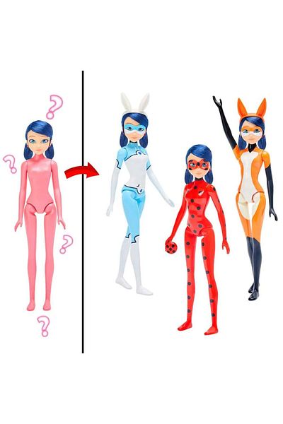 Playmates Miraculous Lady Bug Magic Reveal Surprise Doll