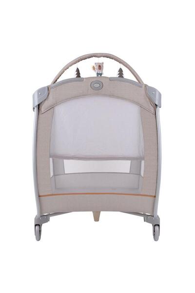 Graco Contour Electra Little Adventures Travel Cot (Beige, max 15 kg)