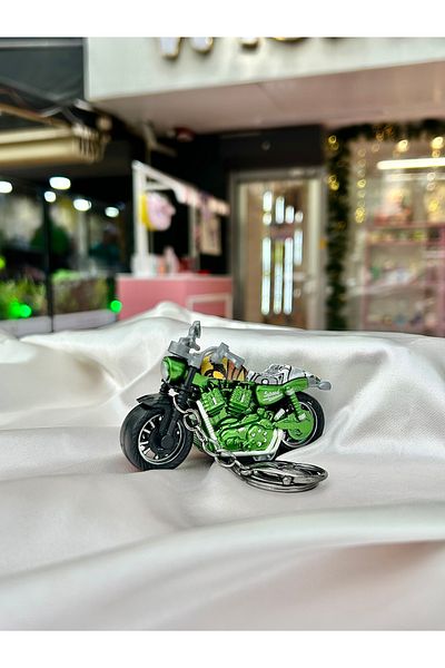 Wisevelya Green Engine Keychain