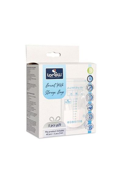 LORELLİ Set 45 bags for storing breast milk