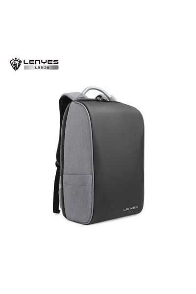 Lenyes BAG LB506 black+gray patchwork color
