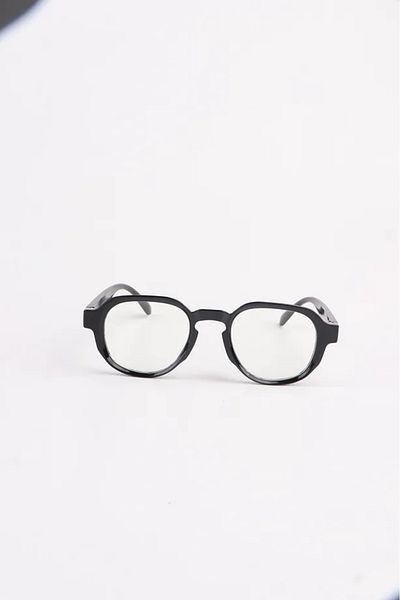 MACERATİ Formes Black Unisex Blue Block Glasses