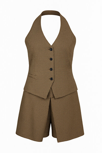 Charm in Urban Kahverengi Mini Şort