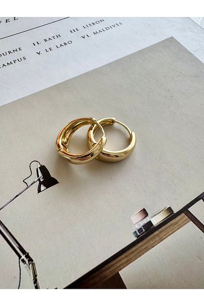 NiAccessory Xuping Retro Hoop Earrings