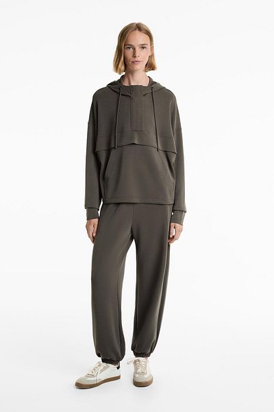 Oysho Soft-touch sweatshirt with modal and zip