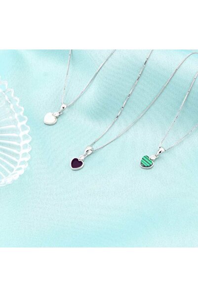 Bijuteria SORELLY Pandantiv Argint Inima Onix