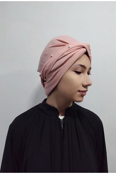 Differenza Pearl Wrapped Bonnet - Soft Powder