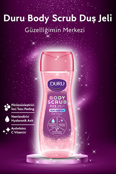 Duru Body Scrub Pink Delight & Ice Light Duş Jeli 2x450 ML