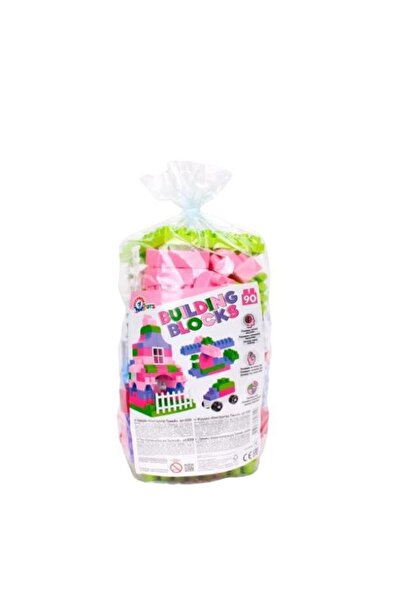 Technok Building Blocks Set, Plastic, Multicolor, 90 pcs