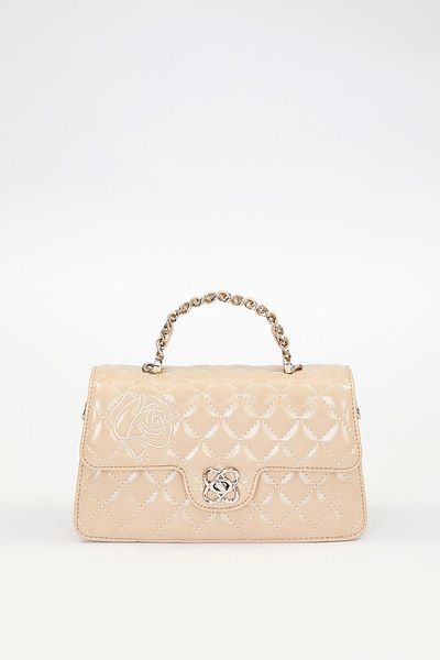 Levidor Mink Rose Printed Handbag
