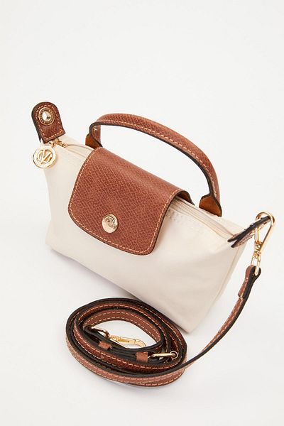 Levidor Cream Leather Cover Detailed Handbag