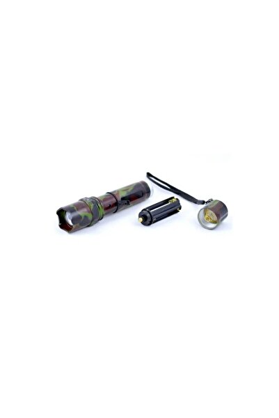SOHO Lanterna LED 3W, 3x AAA or 3.7V Battery, Camouflage