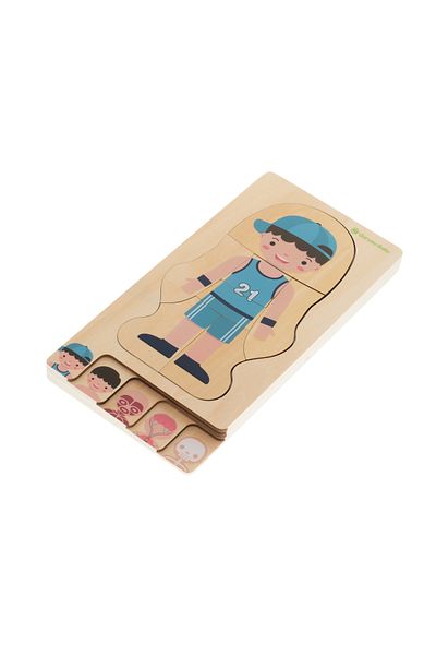 OEM Wooden puzzle for children, Little boy, Multicolor
