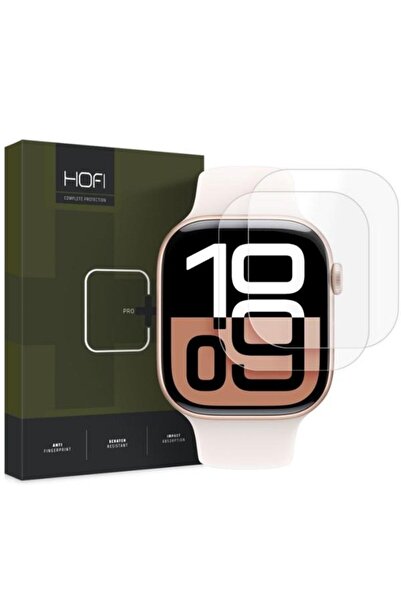 HOFI Folie Protectie HYDROFLEX PRO+ pentru Apple Watch 42 mm Series, Set 2 bu...