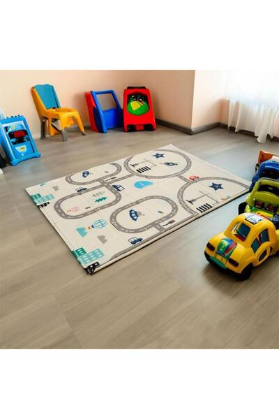 U-Grow Covoraș de joacă pentru copii UG-F10120-1, spumă, pliabil, față-verso,...