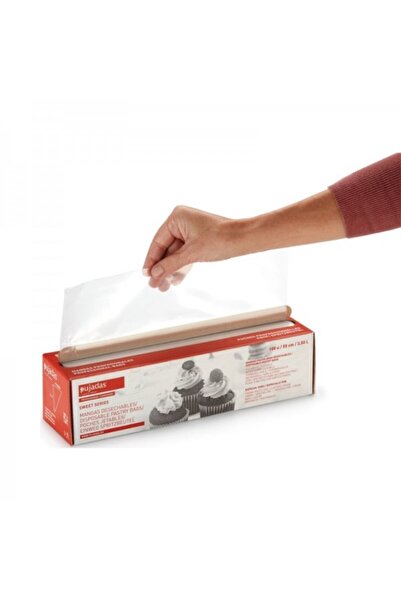 Pujadas Set de 100 de pungi de patiserie din polimer, Pujadas, 55 cm, 3,5 litri