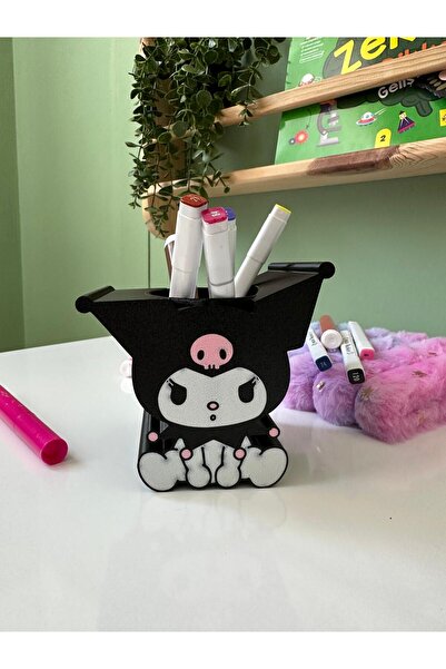 tekmation Θήκη για στυλό Kuromi, Θήκη για στυλό για επιτραπέζιο χώρο