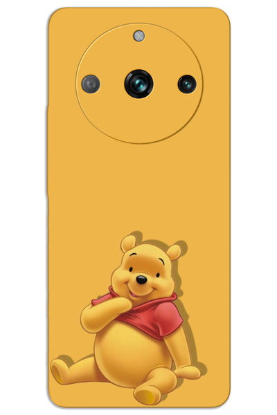MRCİLETİSİM حافظة Realme 11 Pro ذات غطاء خلفي مطبوع بنمط HD - ويني ذا بوه 2