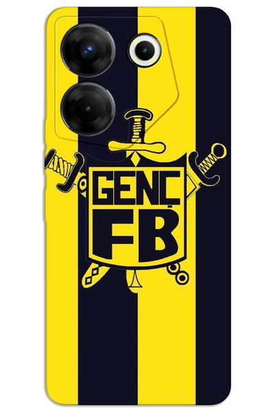 MRCİLETİSİM Tecno Camon 20 Pro 4g Case Hd Pattern Printed Back Cover - Youngfb