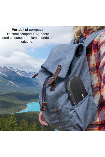 Smart Vibe TOZO PA1 - Φορητό ασύρματο ηχείο, διάρκεια ζωής μπαταρίας 25 ωρών, κλήσεις Bluetooth, μικρόφωνο, 20W, έλεγχος εφαρμογής