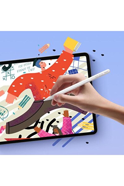 Baseus Stylus Pen cu touchscreen Smooth Writing Seria 2 SXBC060402 pentru Apple iPad, versiunea activă (alb)