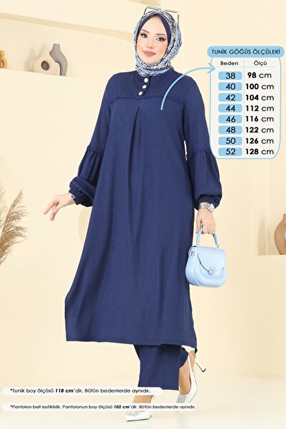 ModaMerve Güpür Detay Bürümcük Takım 417DVL817-MS Laci