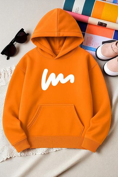uyguntarz Unisex W Printed Oversize Sweatshirt