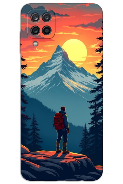 MRCİLETİSİM Samsung Galaxy A22 / M22 / M32 Case Hd Pattern Printed Back Cover...