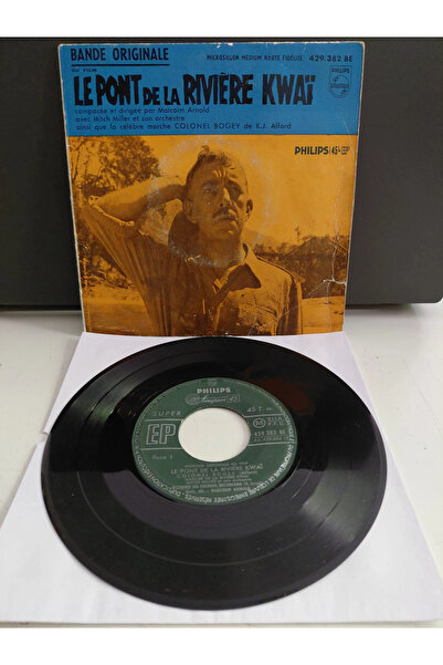 LE PONT DE LA RIVIERE KWAI ( KWAI KÖPRÜSÜ ) - 1957 FRANSA BASIM EP -2.el