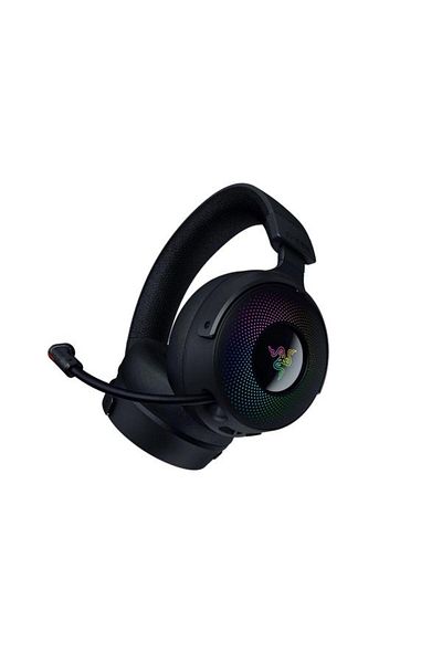 RAZER Căști de gaming Kraken V4 Pro Wireless, Bluetooth, Audio THX Spațial, Chroma RGB, Capac retractabil H