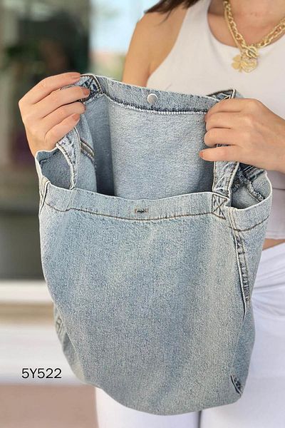 İnce Topuk Denim Bag 5Y522
