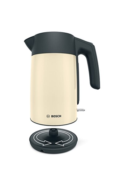Bosch Electric Kettle TWK7L467, 2400 W, 1.7 L, cup indicator, automatic shut-off, beige