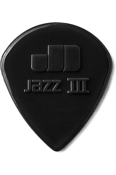 DUNLOP Jim 47R3S Κιθάρα Πένα 3 τμχ Nylon Jazz III Μαύρες Πένα