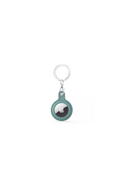 SOHO Silicone Case for Apple AirTag, Keychain, Green