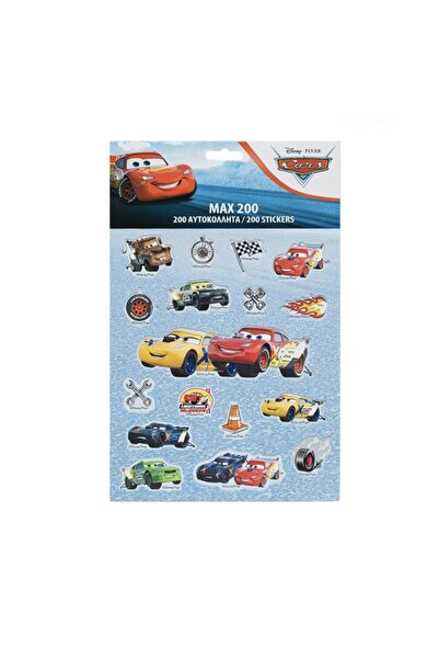 Bibilel Set 200 autocolante, Cars, Disney Multicolor