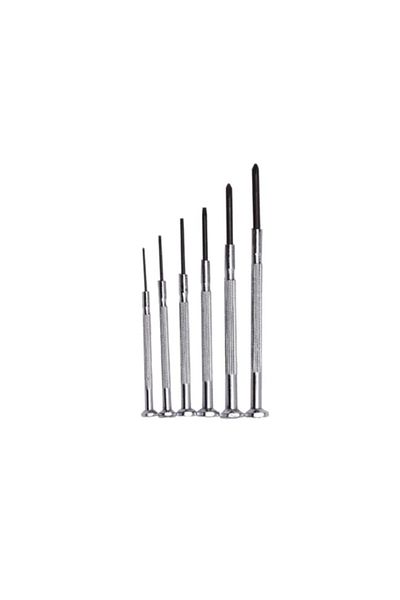 Bibilel Set 6 mini screwdrivers for precision, various sizes, Steel, JMB-BBL6532