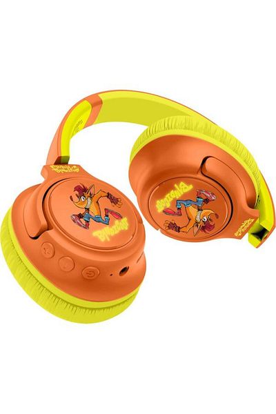 OTL Casti Stereo Wireless Technologies CRASH BANDICOOT, Bluetooth, LED Backlight, 50 mm, Autonomie 5