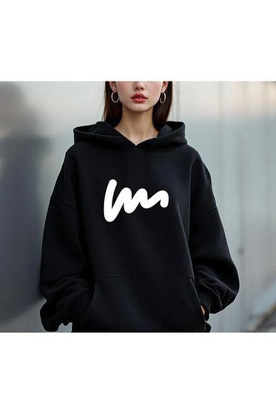 uyguntarz Unisex W Printed Oversize Sweatshirt
