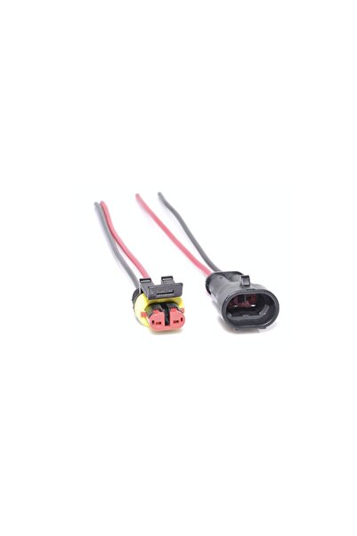 SOHO Auto Connectors 2 Wire Waterproof, 2 Pin, Black