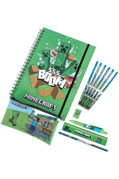 Pyramid مجموعة قرطاسية A4 من ماين كرافت (شخصيات)